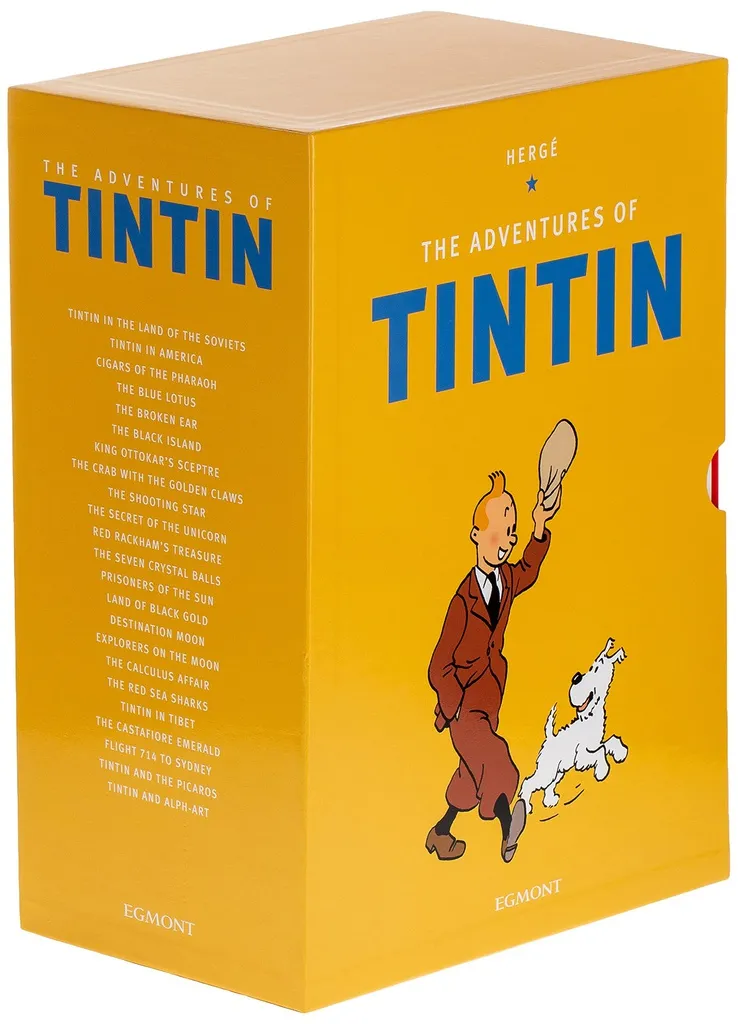 Tintin Paperback Boxed Set 23 titles