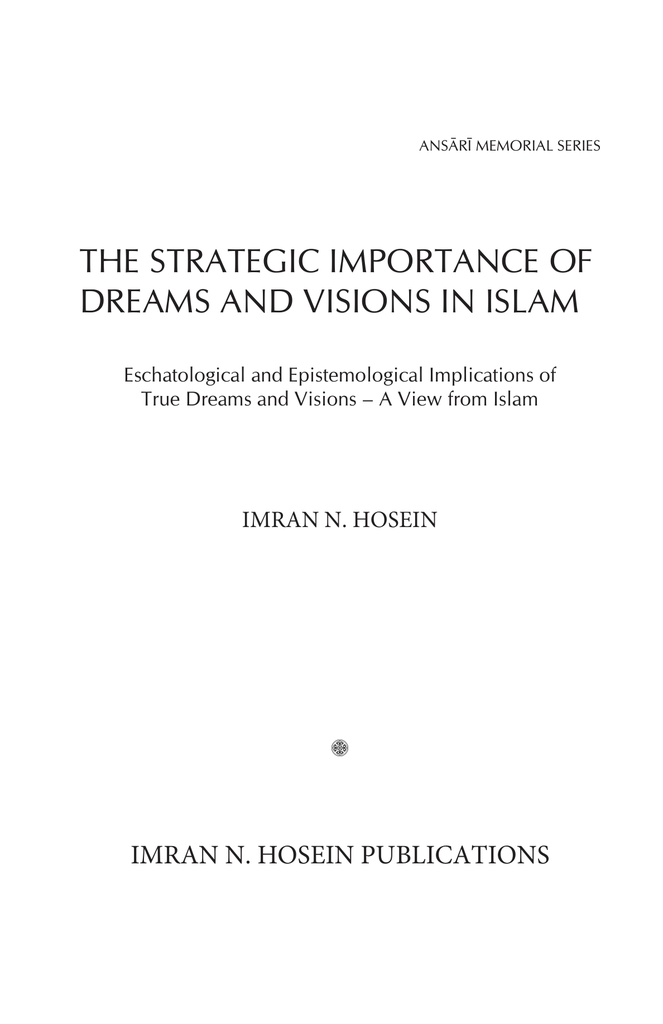 The Strategic Importance of Dreams and Visions in Islam1.jpg