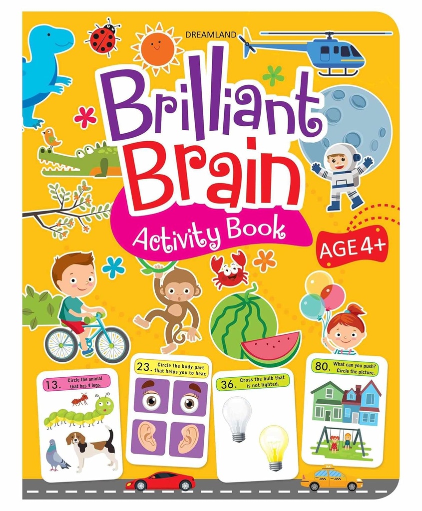 Brilliant Brain Activity Book for Kids Age 4 - 5 years