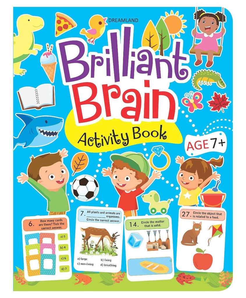 Brilliant Brain Activity Book for Kids Age 7- 8 years