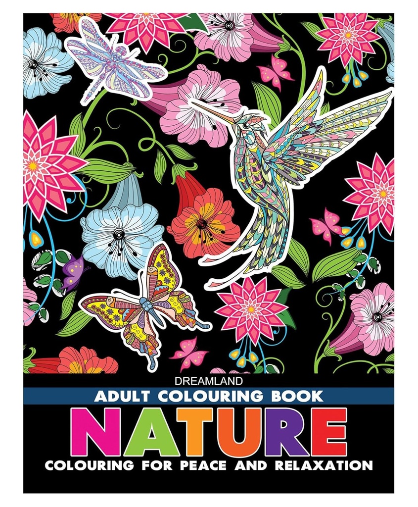 Nature- Colouring Book for Adults