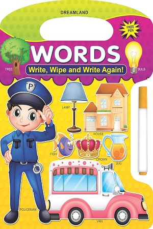 Write And Wipe Book - Words