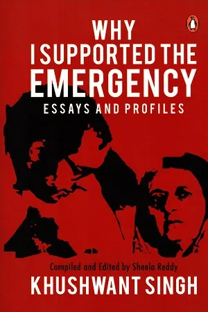 Why I Supported the Emergency: Essays and Profiles