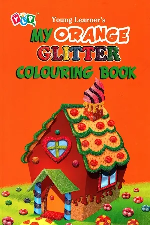 My Orange Glitter Colouring Book