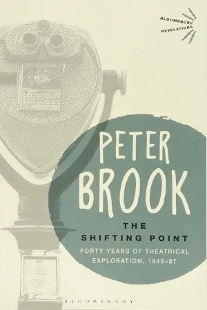 The Shifting Point: Forty Years of Theatrical Exploration, 1946–87