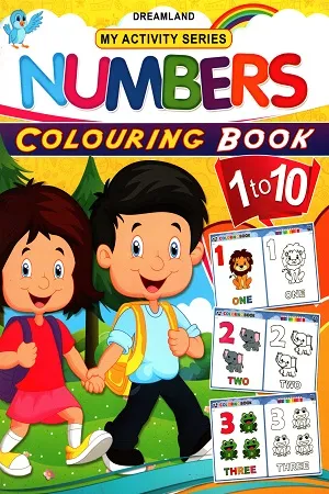My Activity Numbers Colouring Book 1 To 10