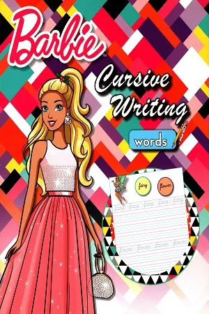 Barbie Cursive Writing Words
