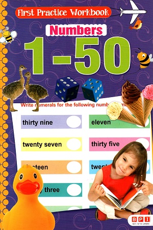 Number : First Practice Workbook (1 to 50)