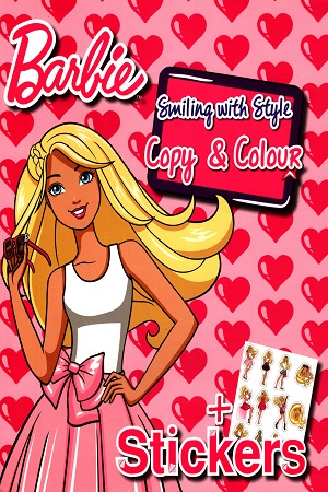 BARBIE SMILING WITH STYLE COPY & COLOUR, Stickers
