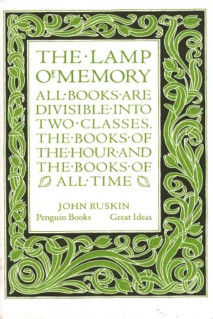 The Lamp of Memory (Penguin Great Ideas)