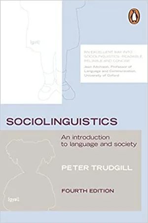 Sociolinguistics: An Introduction to Language and Society