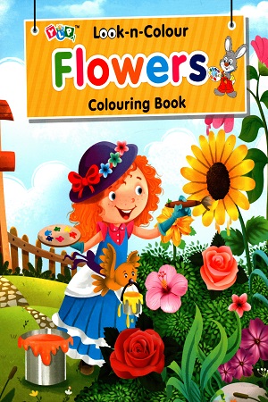 Look-n-Colour : Flowers Coloring Book