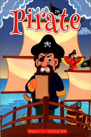 Pirate: Magical 5 In 1 Colouring Book