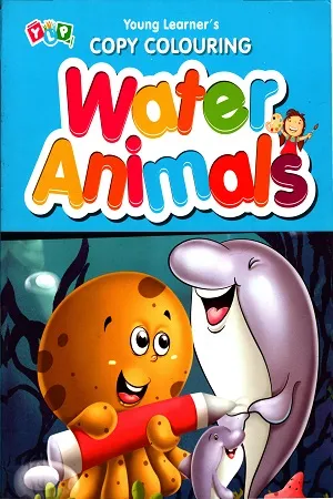 COPY COLOURING Water Animals