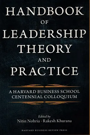 Handbook OF Leadership Theory and Practice