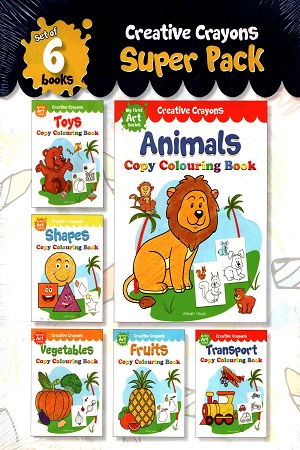 Creative Crayons Super Pack (Set of 6 Books)