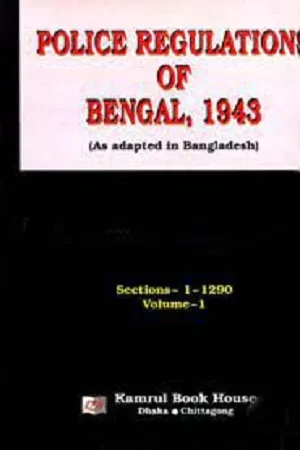 Police Regulations Of Bengal, 1943