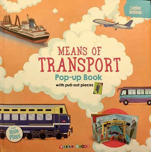 Means of transport pop up book