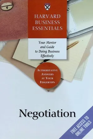 Harvard Business Essentials: Guide to Negotiation