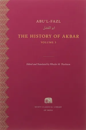 The History of Akbar Vol 3