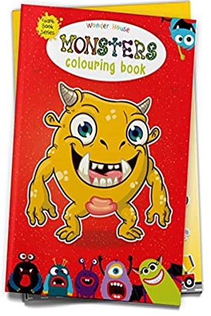 Monster Colouring Book (Giant Book Series) : Jumbo Sized Colouring Books