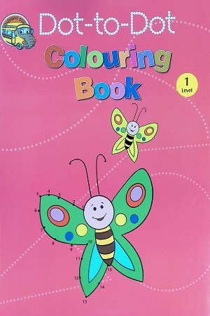 Colouring Book : Dot-to-Dot Colouring Book Level 2