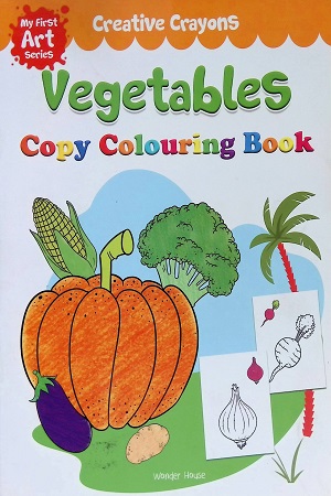 Colouring Book of Vegetables: Creative Crayons Series - Crayon Copy Colour Books)