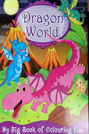 dragon world-my big book of colouring fun