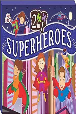 2 IN 1 SUPERHEROES PUZZLE SET