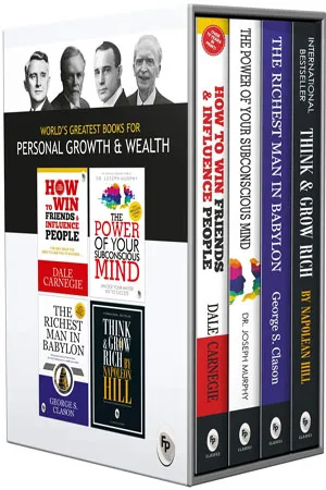 World s Greatest Books For Personal Growth &amp; Wealth (Set of 4 Books)