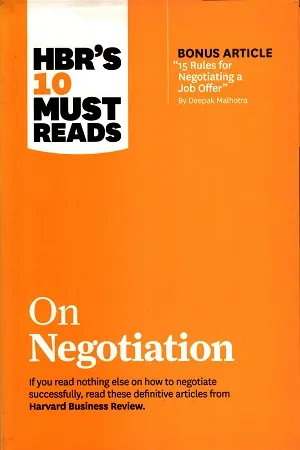 On Negotiation