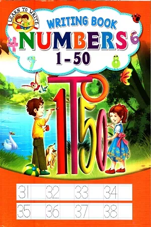 Writing Book : Numbers 1-50