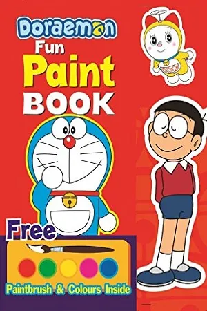 Doraemon Fun Paint Book
