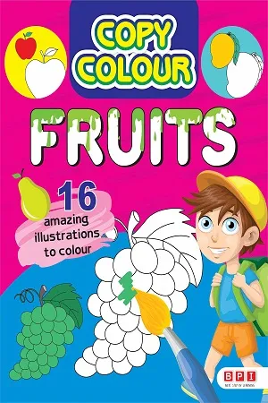 Copy Colour Fruits