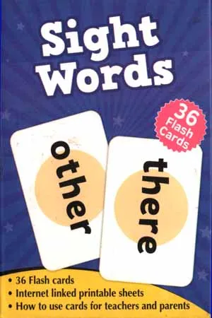 Sight Words-Flash Cards
