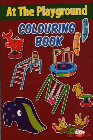 At The Playground Colouring Book