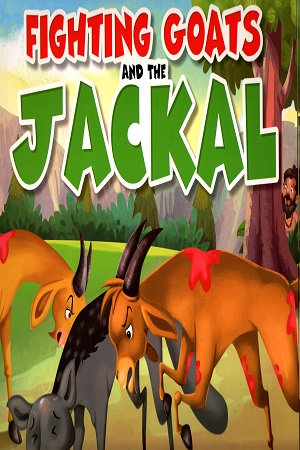 FIGHTING GOATS AND THE JACKAL