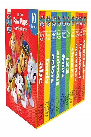 Paw Pups Learning Library (Set Of 10 Books)