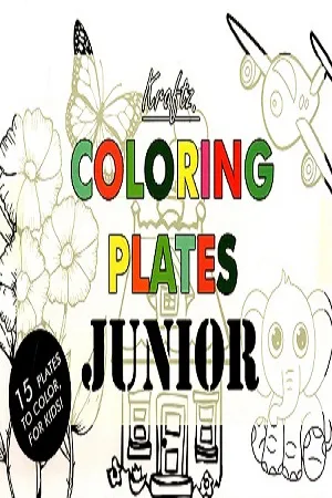 Game Box Coloring Plates Junior