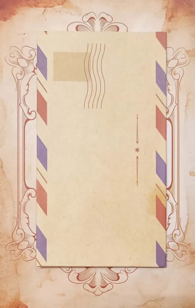 Retro Vintage Letterhead and Envelope Set