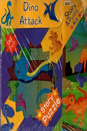 Dino Attack Story &amp; Puzzle Kit