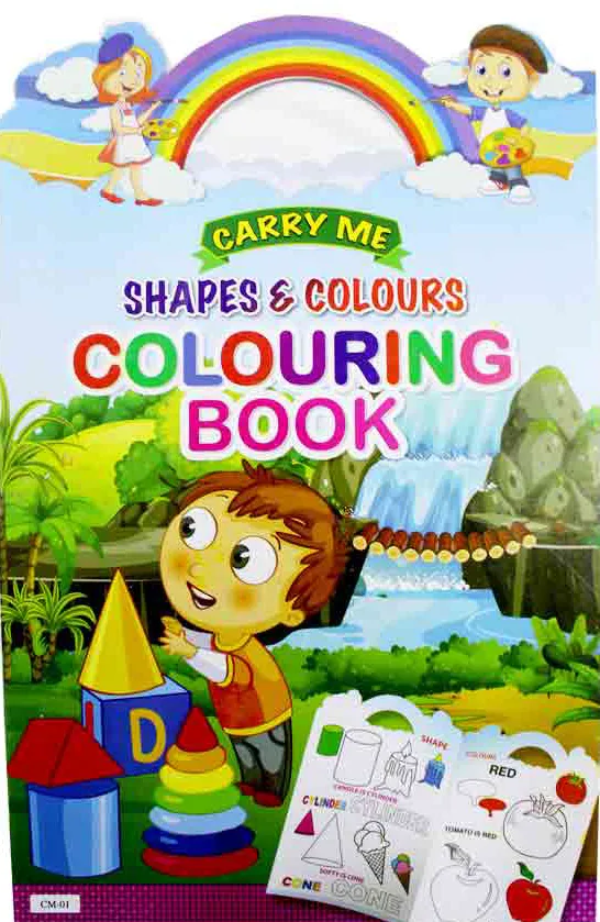 Carry Shaper &amp; Colours Colouring Book