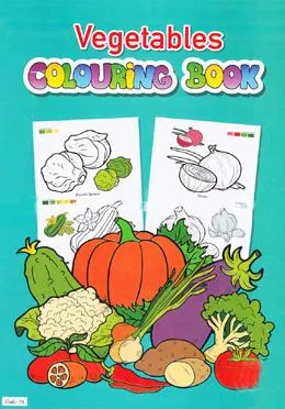 Vegtables Colouring book
