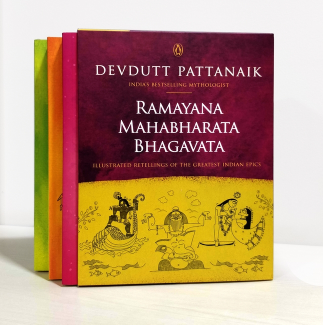 Ramayana, Mahabharata, Bhagavata: Illustrated Retellings of the Greatest Indian Epics