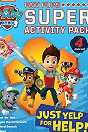 PAW PUPS SUPER ACTIVITY PACK - 4 BOOK SET