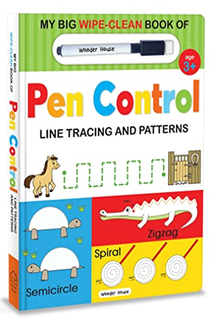 My Big Wipe And Clean Book of Pen Control : Line Tracing And Patterns