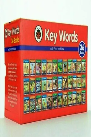 NEW Ladybird Key Words 36 Books Slipcase Collection Peter Jane Library Gift Set!