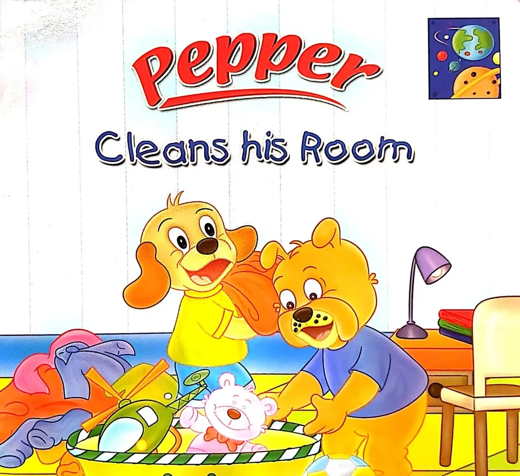 Pepper Cleans His Room