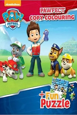 Nickelodeon Paw Patrol - Pawfect Copy Colouring (Fun Puzzle &amp; Book)