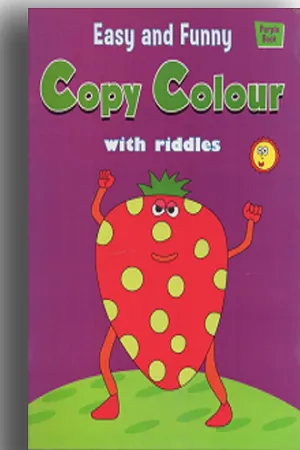 Easy and Funny Copy Colour With Riddles (Purple)